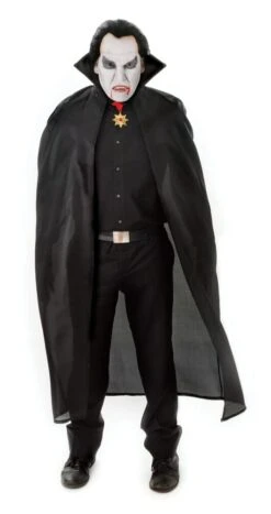 Polyester Dracula Cape – Black