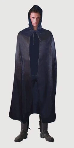 Hooded Cape Satin