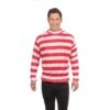 Striped Shirt Mens (Red & White)