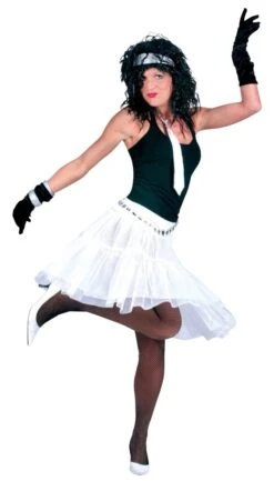 Long Petticoat (Black) – White