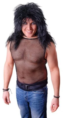 Black String Vest (Unisex)