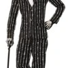 Bone Pin Stripe Suit