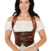 Brown Velvet Corset