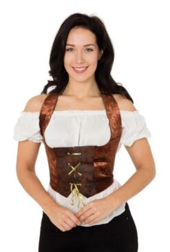 Brown Velvet Corset