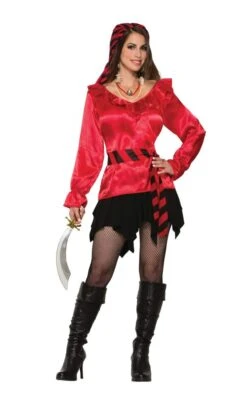 Pirate Lady (Red Blouse)