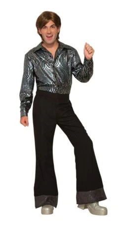 Disco Trousers Black/Sequins