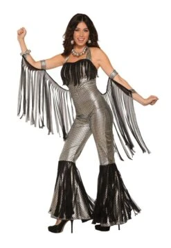Disco Queen Jumpsuit Silver