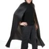 Cape Long Hooded – Black