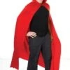 Cape Long Hooded – Red