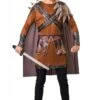 Medieval Warrior Man Brown