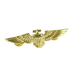 Aviator Pin Metal Gold