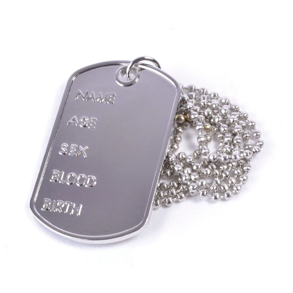 Dog Tag Necklace 1 Dog Tag Necklace