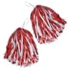 Red/White Pom Poms