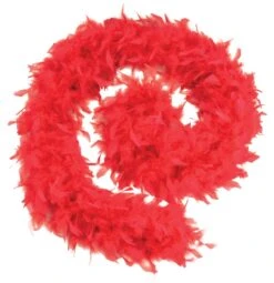 Red Feather Boa
