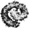 Black/White Feather Boa