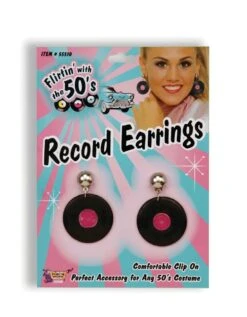 Record Earrings