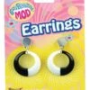 Mod Earrings Black/White