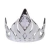 Silver Crown Tiara With Clear Stones