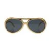 Gold Rock Star Glasses