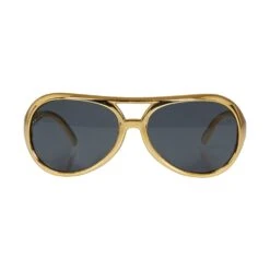 Gold Rock Star Glasses