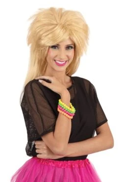 80s Neon Beaded Wristband (4 Colours)