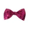 Sequin Bow Tie Pink