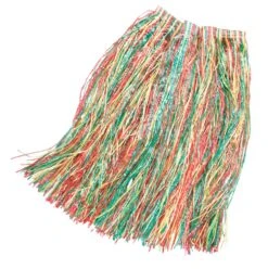 Coloured Grass Skirt (Adult)