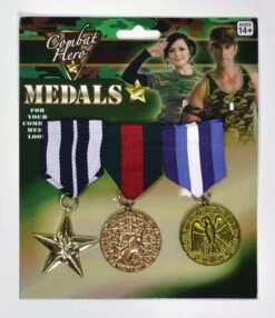 Military Medals (3 Pieces)
