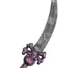 Fantasy Skull Cutlass With Metallic Purple Handle