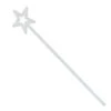 Star Wand White Glitter