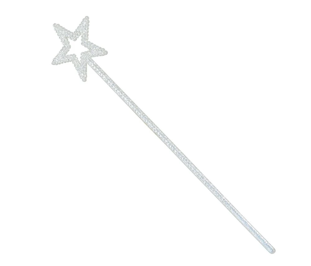 Star Wand White Glitter 1 Star Wand White Glitter