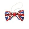 Union Jack Sequin Bow Tie