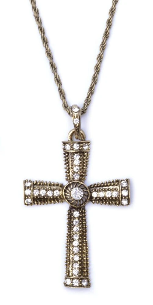 Cross Jewelled Necklace 1 Cross Jewelled Necklace