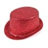 Red Glitter Topper Hat