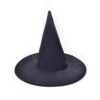 Witch Hat Plain Black Nylon