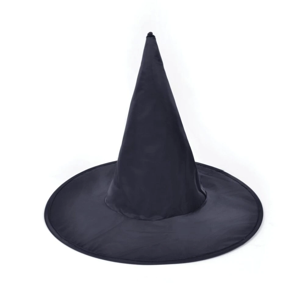 Witch Hat Plain Black Nylon 1 Witch Hat Plain Black Nylon