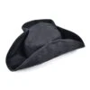 Black Pirate Hat Distressed