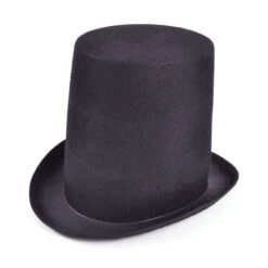 Stovepipe Top Hat Black