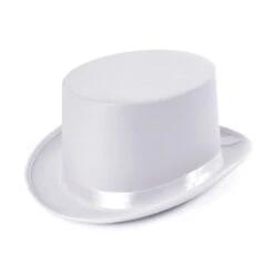 Top Hat White (Satin Look)