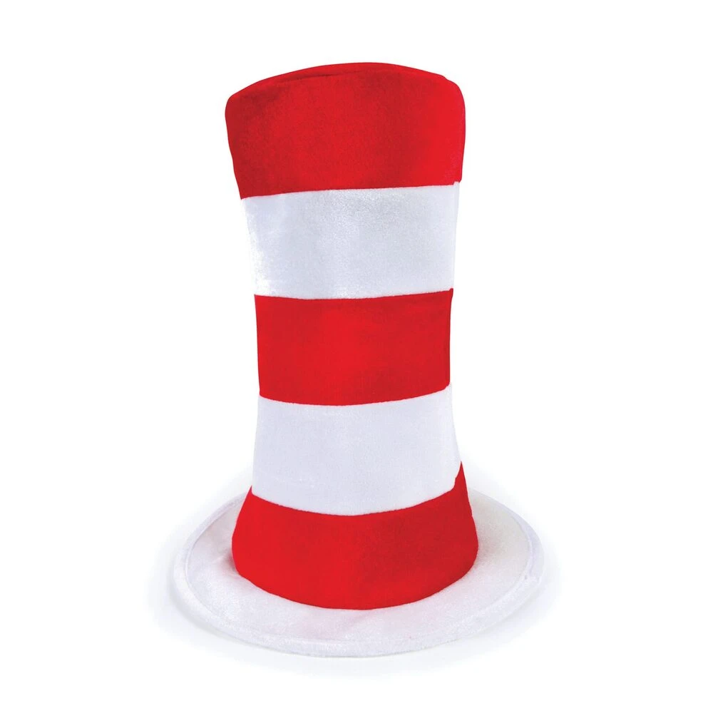 Red/White Striped Top Hat (Adult) 1 Red/White Striped Top Hat (Adult)