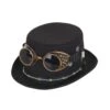 Steampunk Top Hat With Goggles & Gears
