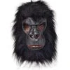 Gorilla (Latex) Mask With Black Hair