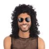 Glam Rock Black Wig