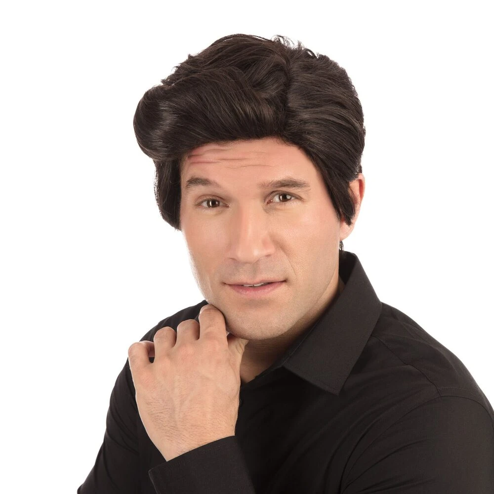 Dark Brown Used Car Salesman Wig 1 Dark Brown Used Car Salesman Wig
