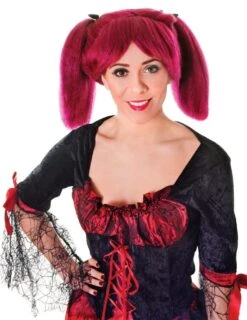 Steampunk Wig (Burgundy)