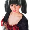 Steampunk Wig (Black/White Streaks)