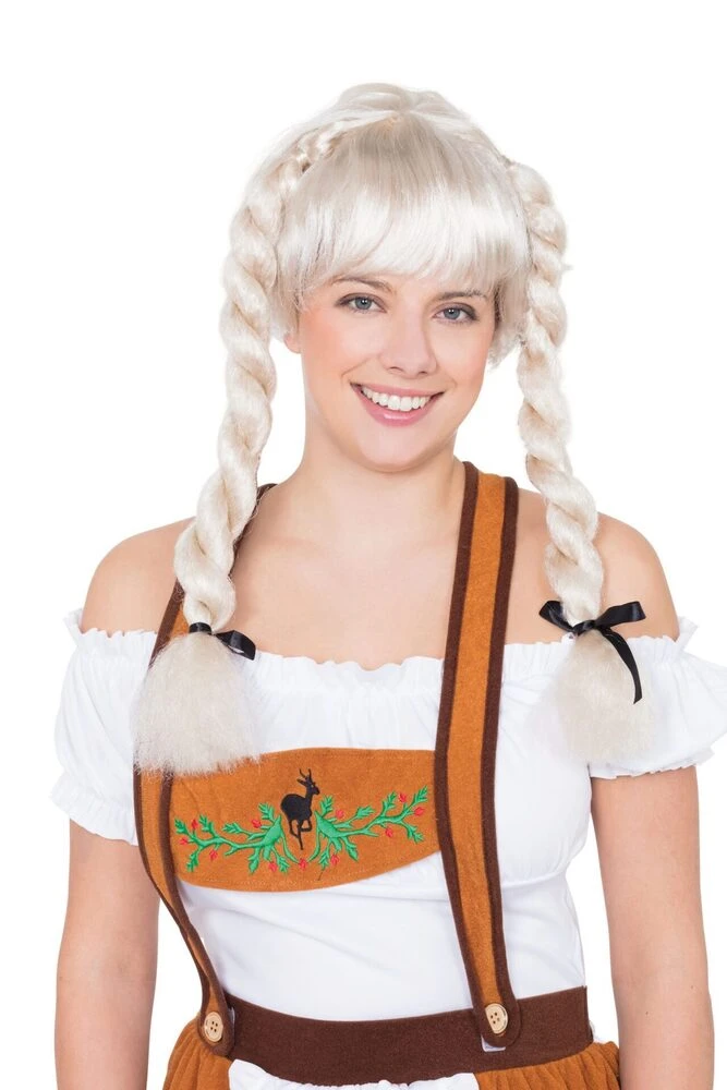 Fraulein Pigtail Wig (Blonde) 1 Fraulein Pigtail Wig (Blonde)