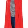 Velvet Hooded Cloak (Various Colours) – Red