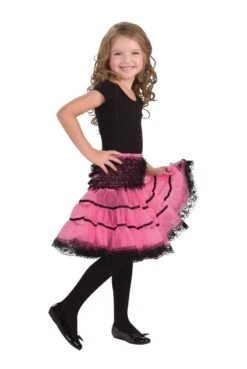 Crinoline Slip (Pink/Black)