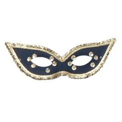 Fiesta Domino Black Mask
